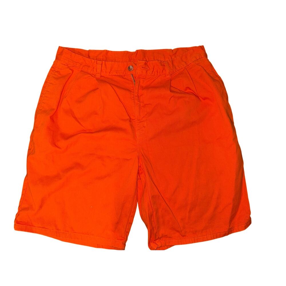 Vintage Men’s NWT Duck Head Shorts 36 Pleated Cotton Chino Khaki Adult